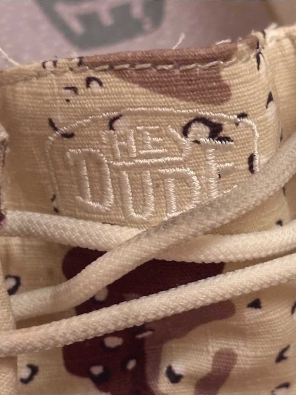 Hey Dude Wally Youth Desert Camo Slip-On Shoes Kids Size 2
